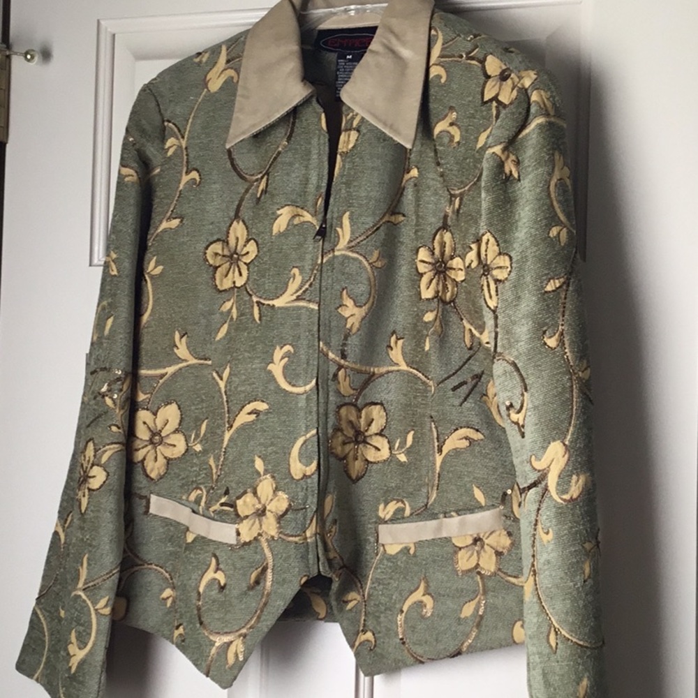 Entice suede Jacket, Size Medium